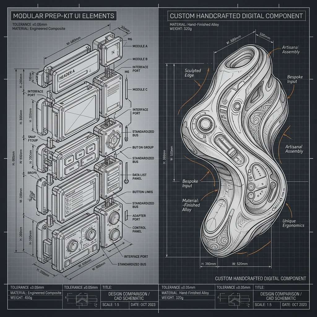 Custom Components vs. UI Prep-Kits: When to Build?